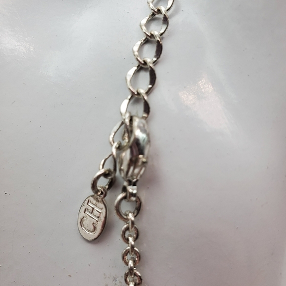 Antiquated circle chain necklace‎ N2306 - Picture 3 of 4